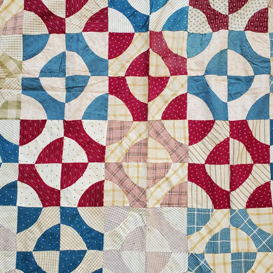 Quarter Circle Quilt Top