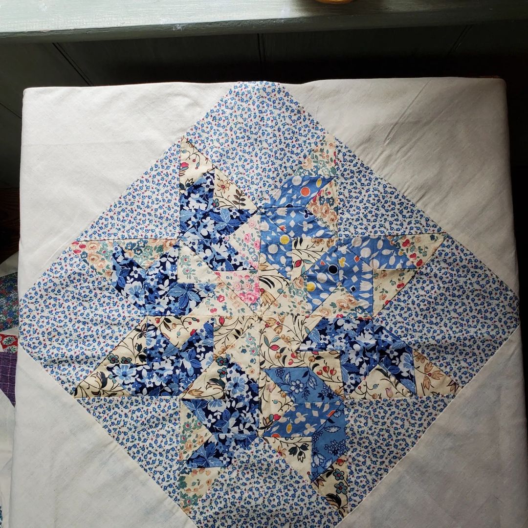 Flying Swallows Quilt Top