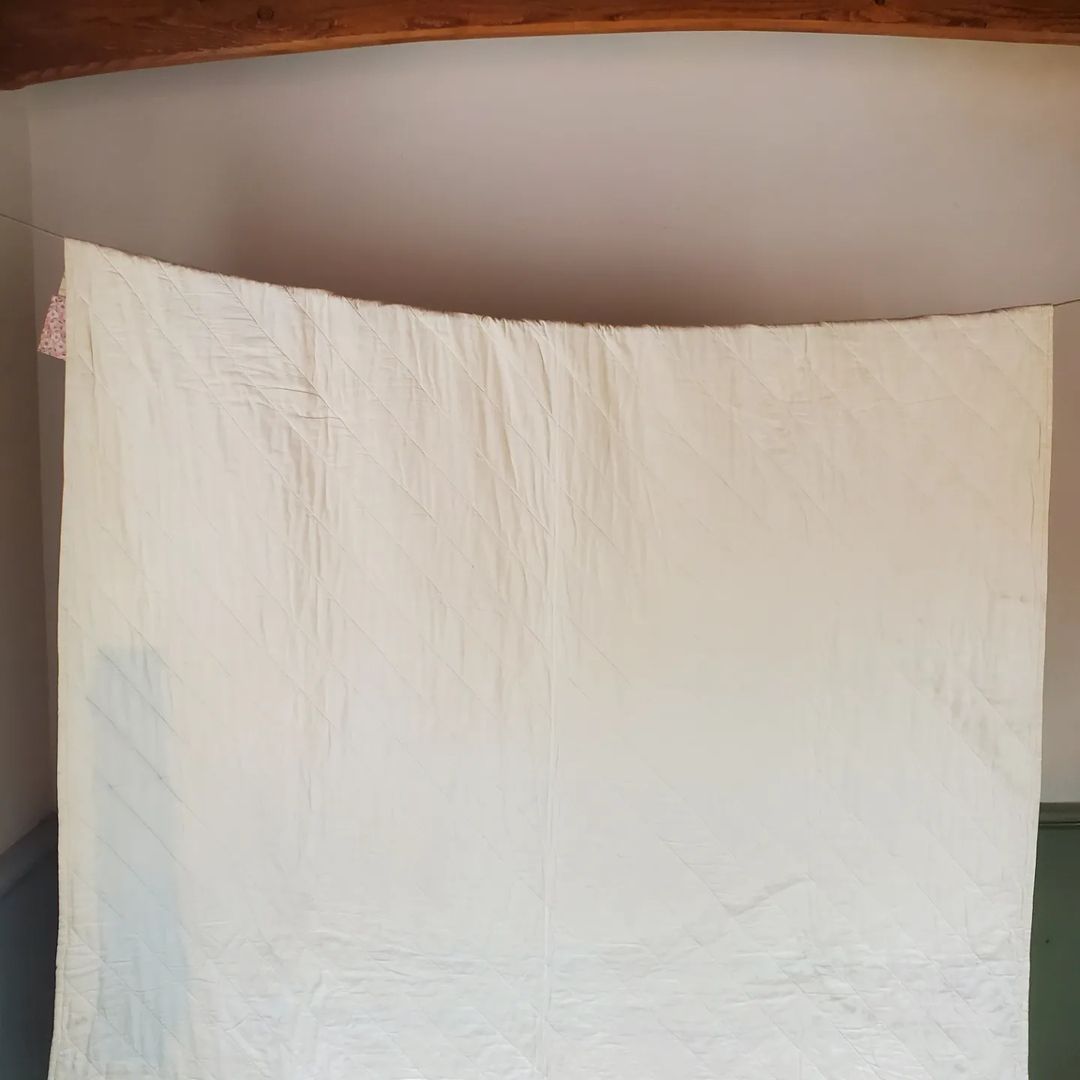 Flour Sack Cake Stand Quilt