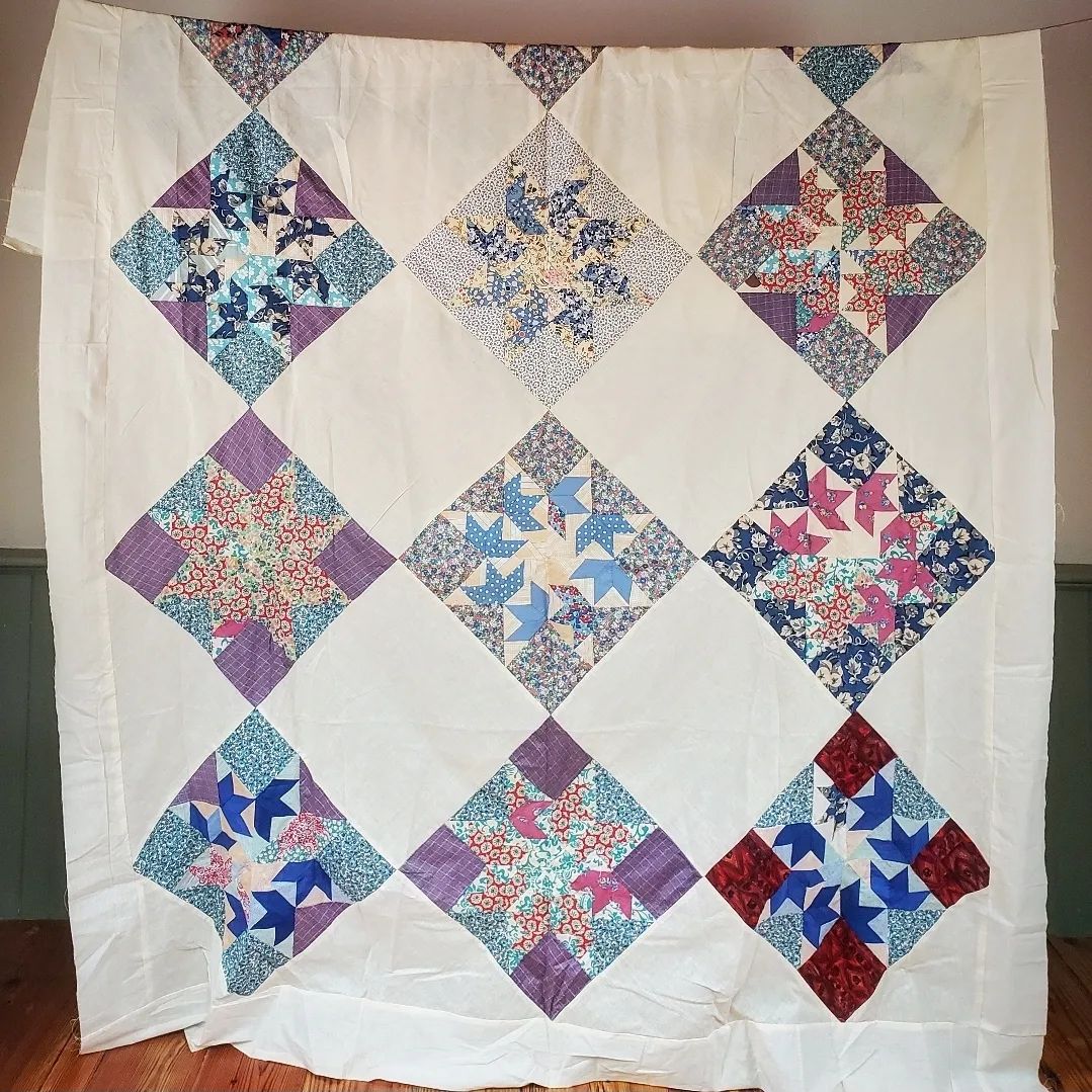 Flying Swallows Quilt Top