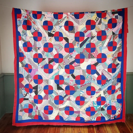 Quarter Circle Quilt Top