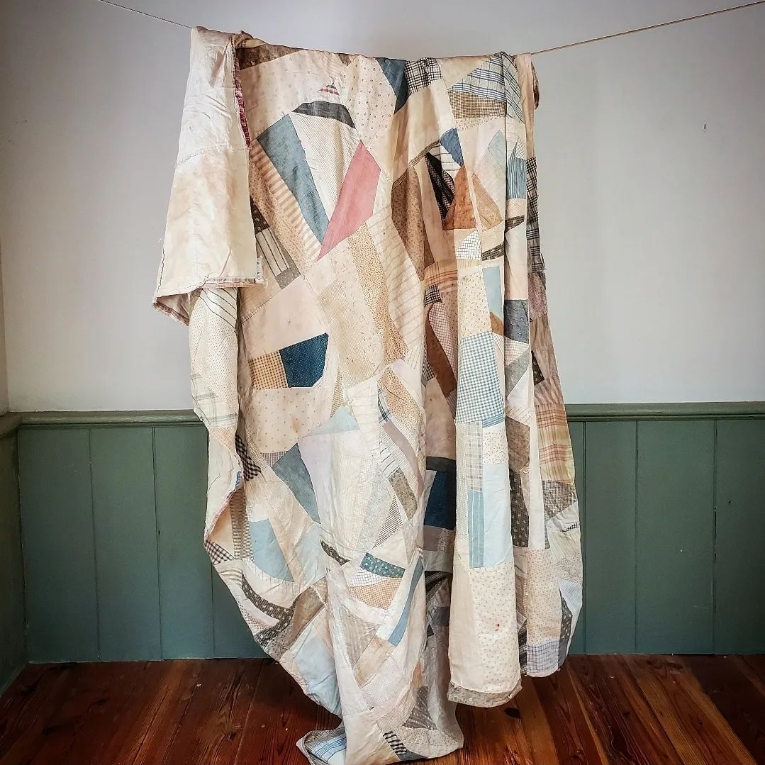 Crazy Quilt in Neutrals