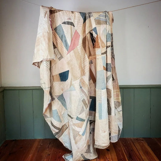 Crazy Quilt in Neutrals