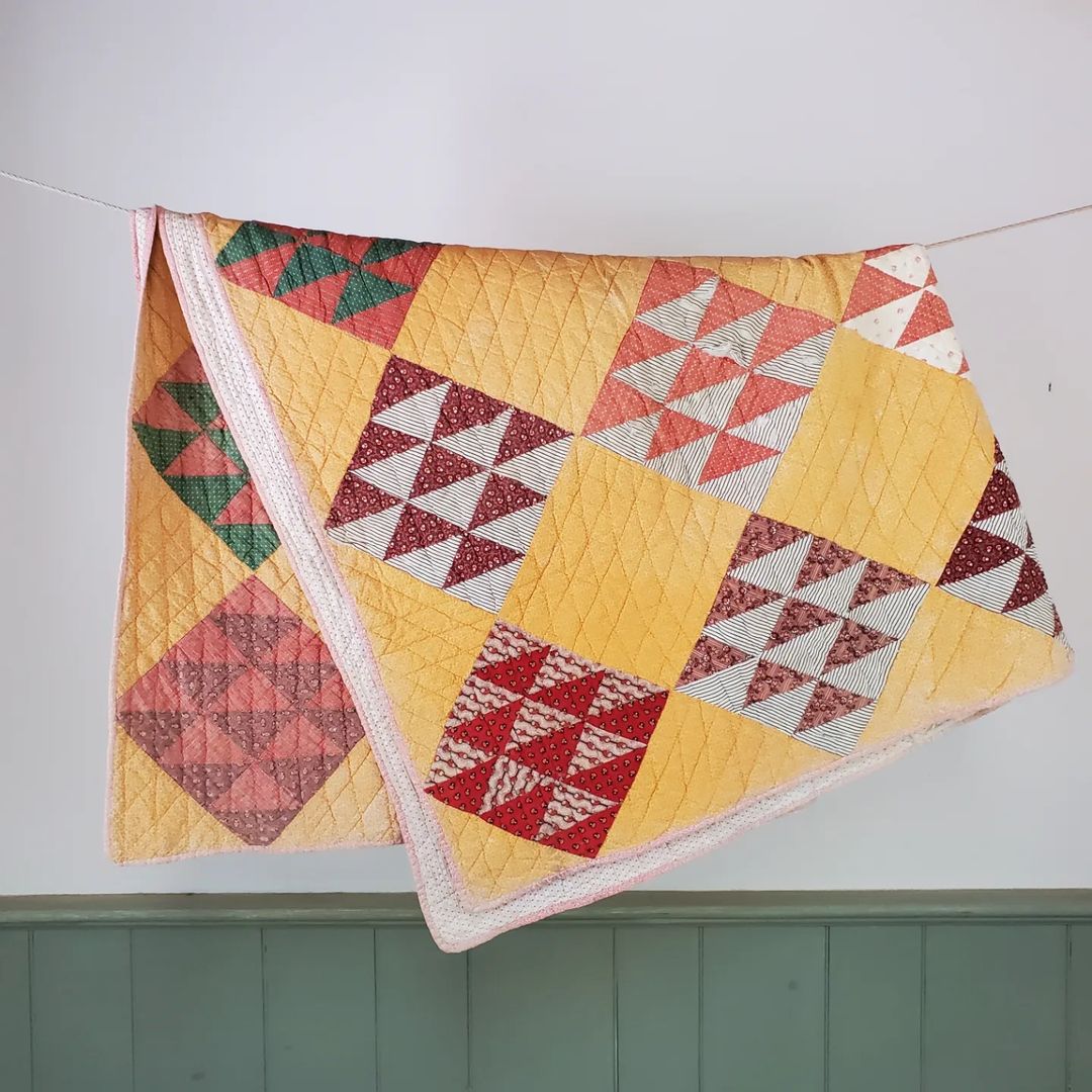 Cheddar Calico Quilt
