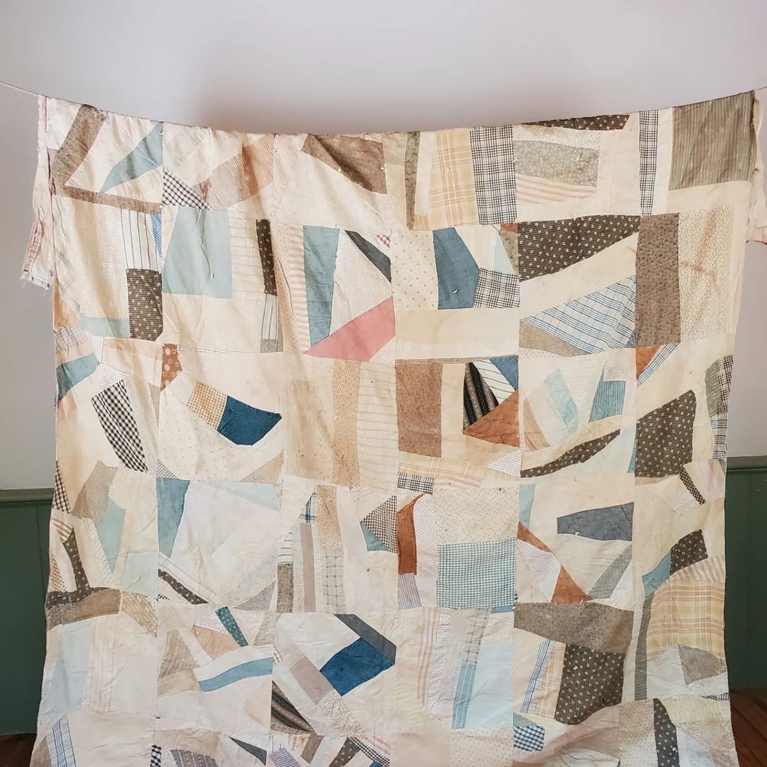 Crazy Quilt in Neutrals