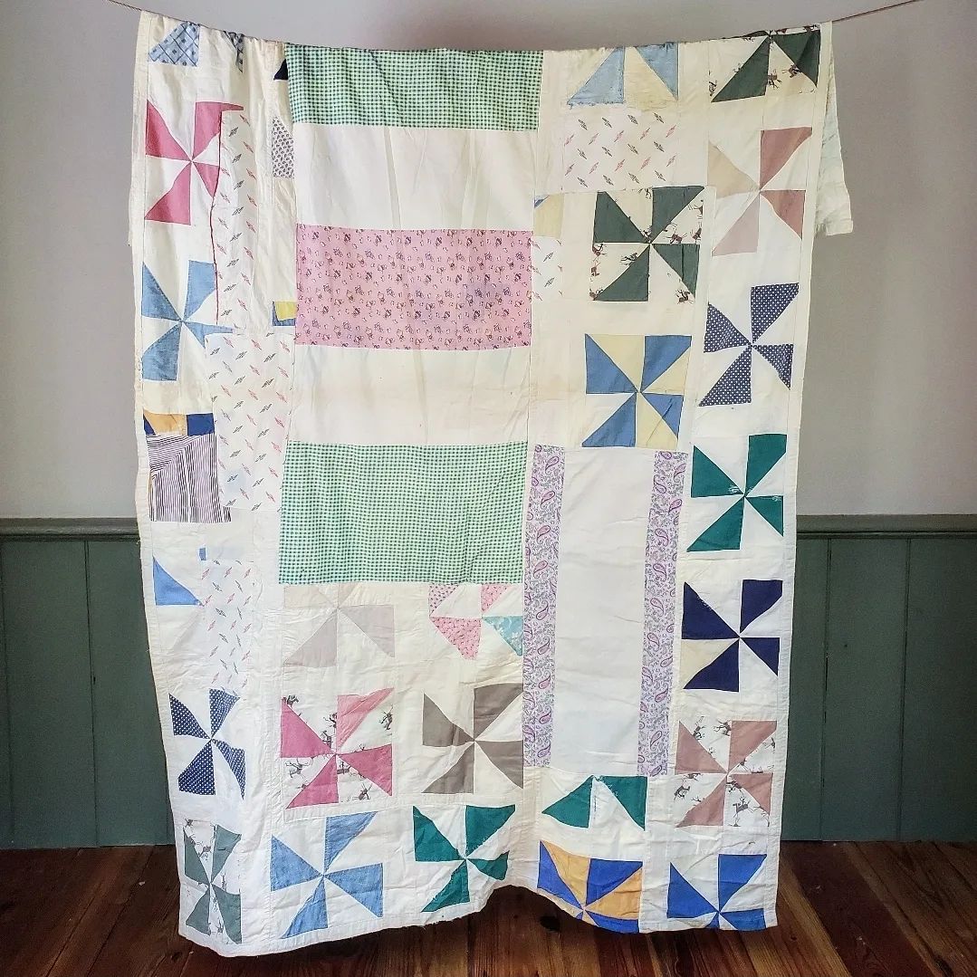 Pinwheel Sugar Sack Quilt