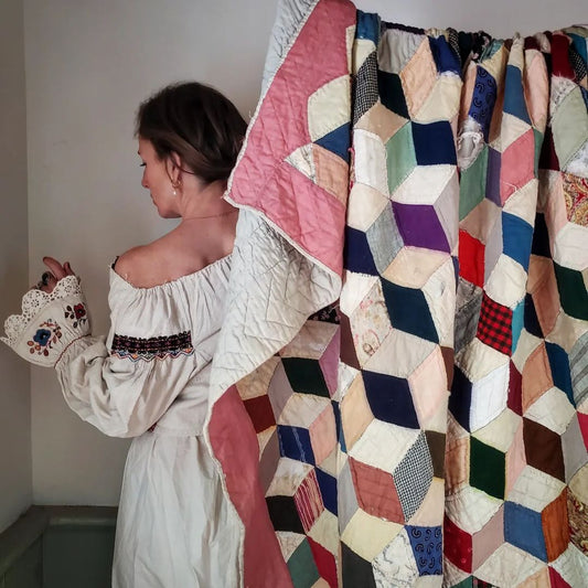 Tumbling Block Quilt