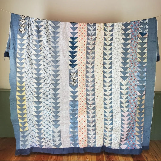 Flying Geese Quilt Top