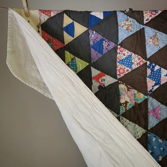 Gray Triangles Quilt