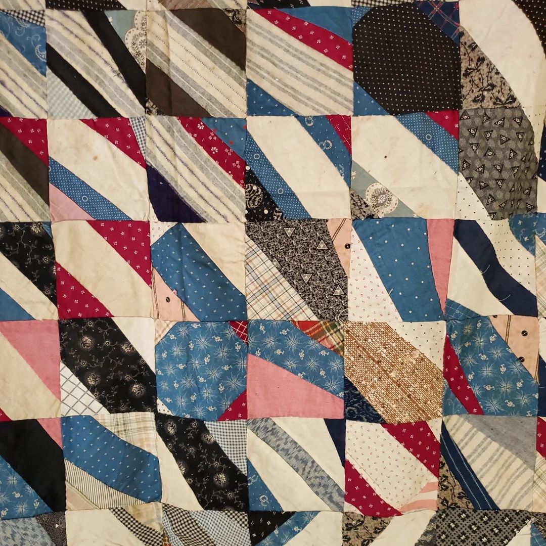 Paper-Pieced, Foundation Paper Backed String Quilt Top