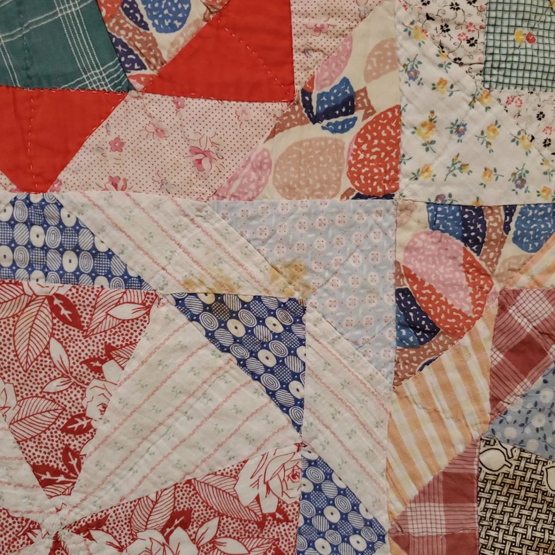Mid 20th Century Pinwheel Quilt