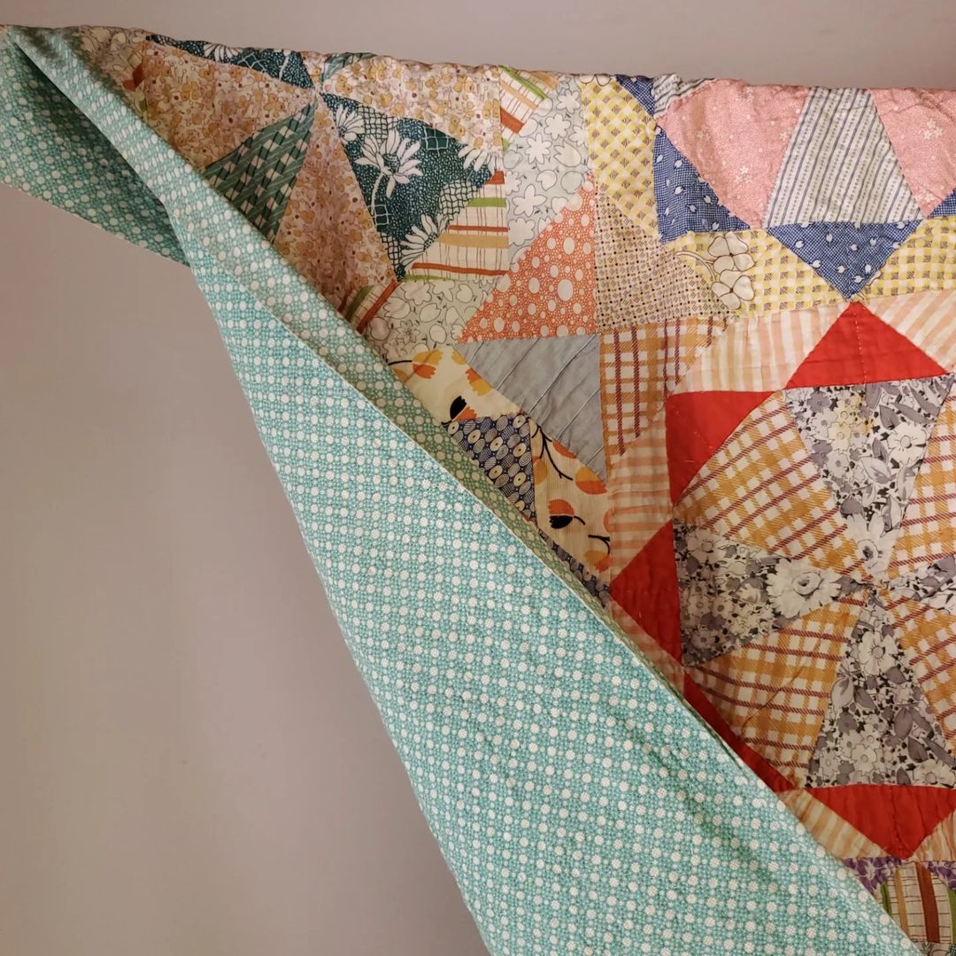 Mid 20th Century Pinwheel Quilt