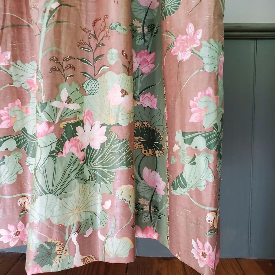 Large Chintz Curtain Panel