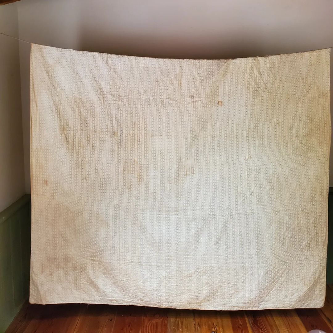 Pale Lattice Quilt