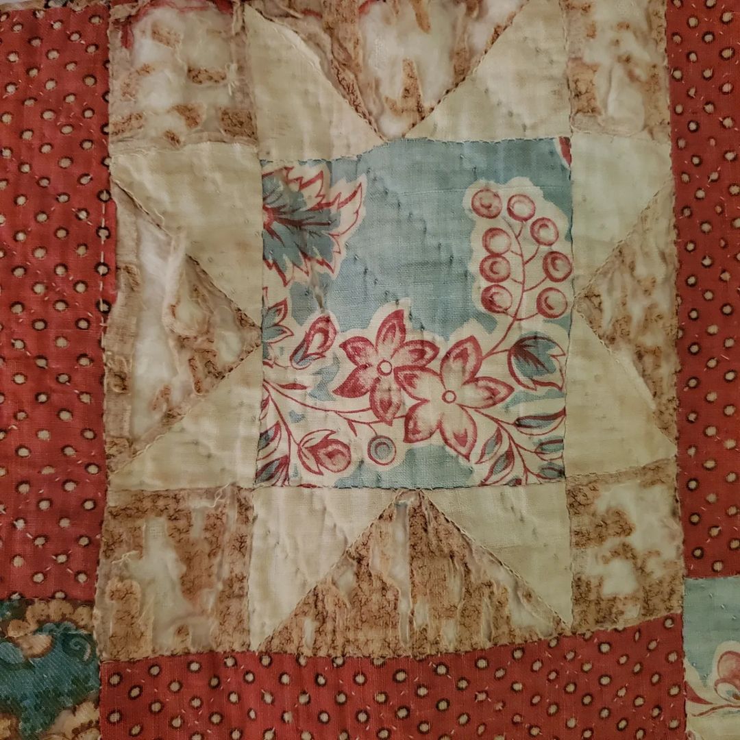 Wood Block Evening Star Quilt
