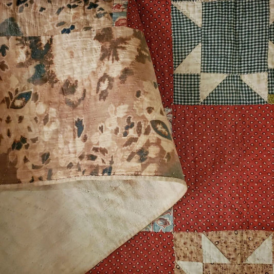 Wood Block Evening Star Quilt