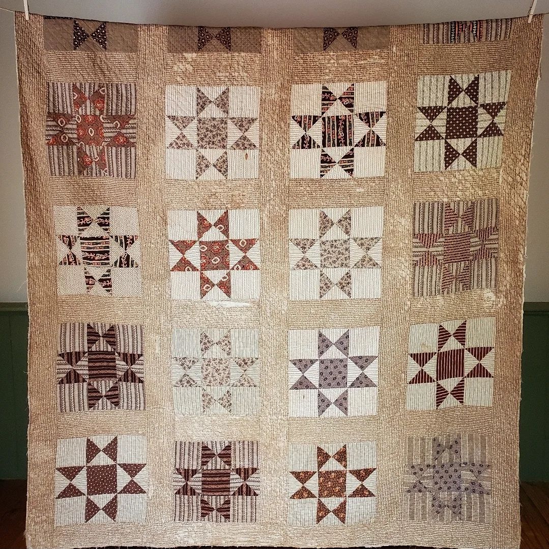 19 Cent Madder Star Quilt