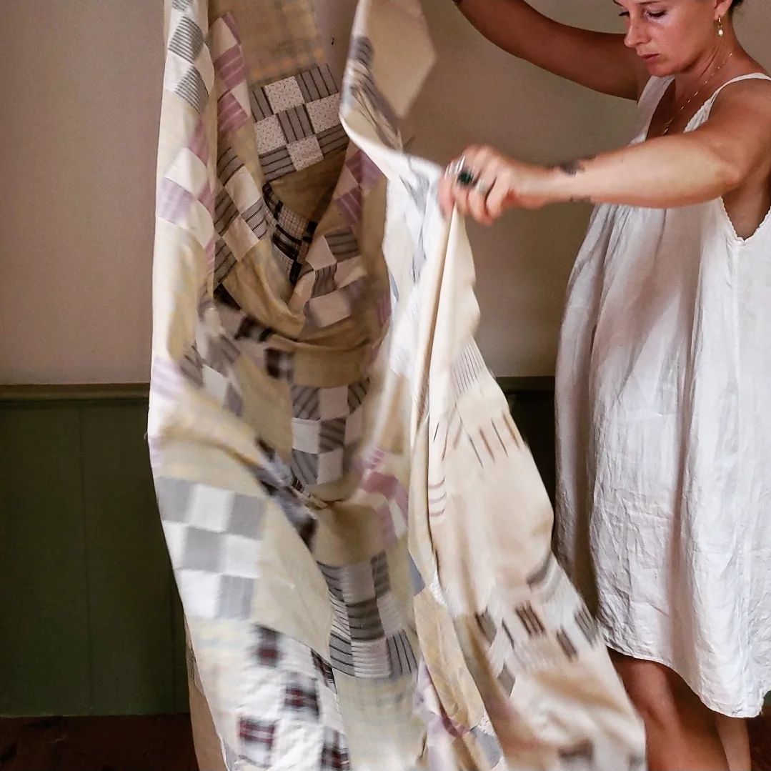Shirting Quilt Top