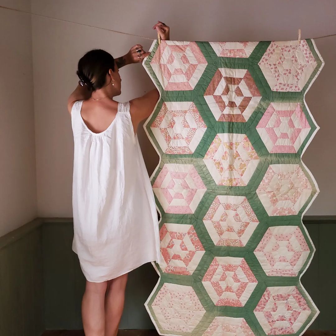 Green Path Mini Quilt