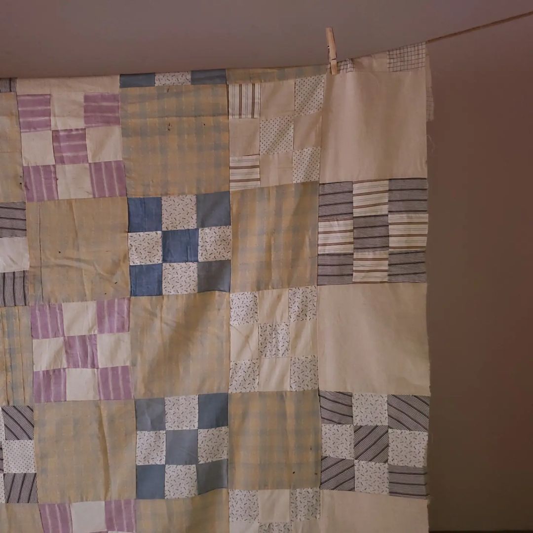 Shirting Quilt Top