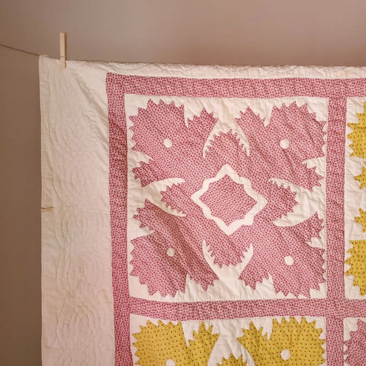 Calico Applique Quilt