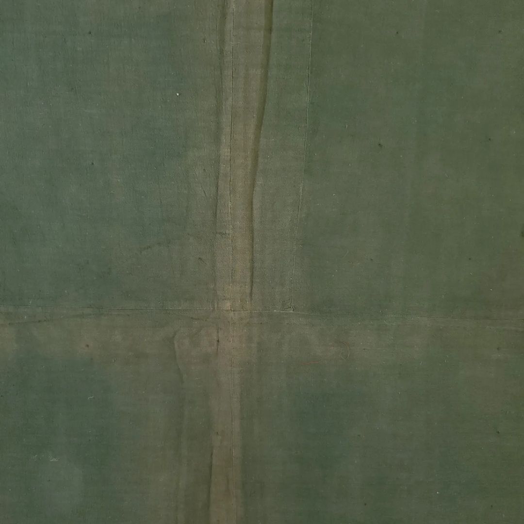 Green Feedsack Quilt Back