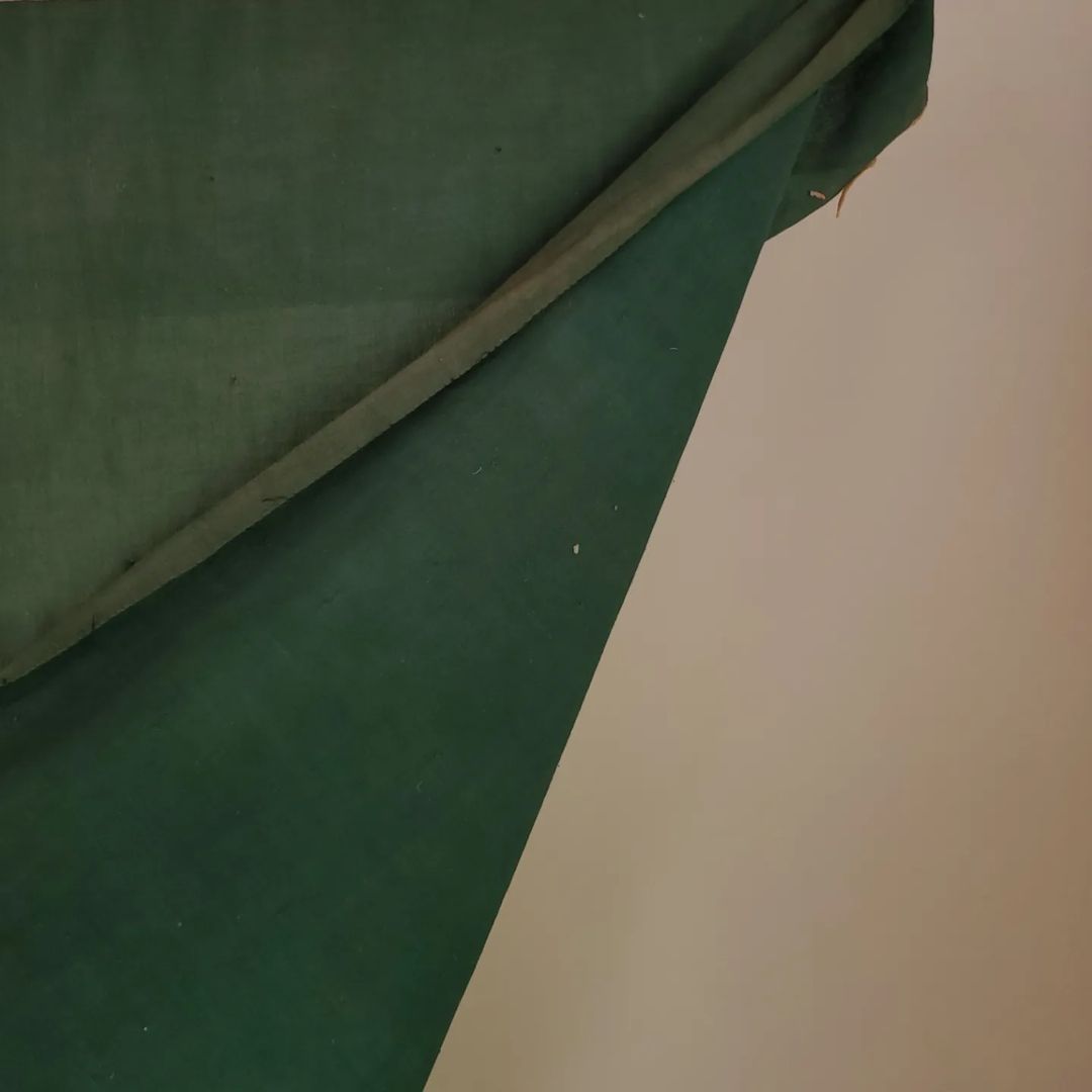 Green Feedsack Quilt Back