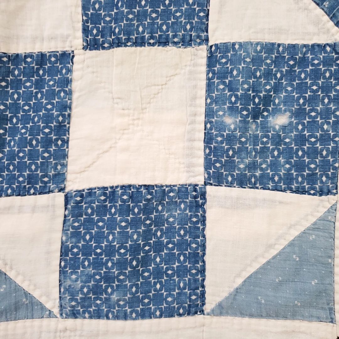 Indigo Shoo Fly Quilt