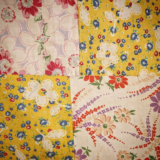 Feed Sack Quilt Top