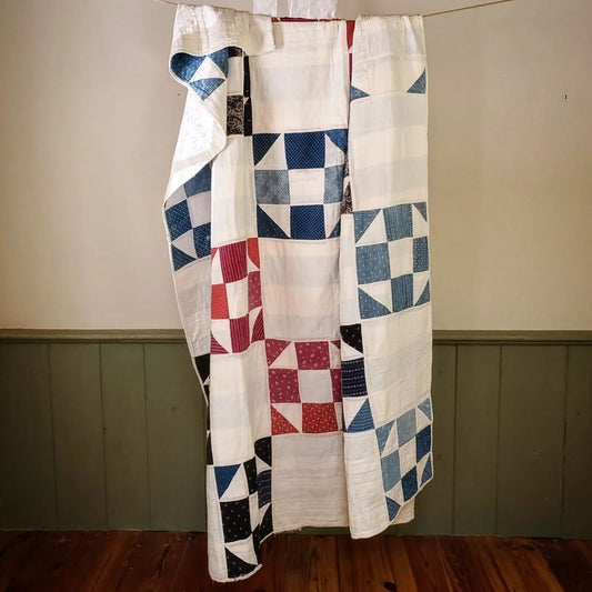 Indigo Shoo Fly Quilt